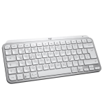 Logitech MX Keys Mini - Tastiera - retroilluminato - Bluetooth - QWERTY - italiana - grigio pallido